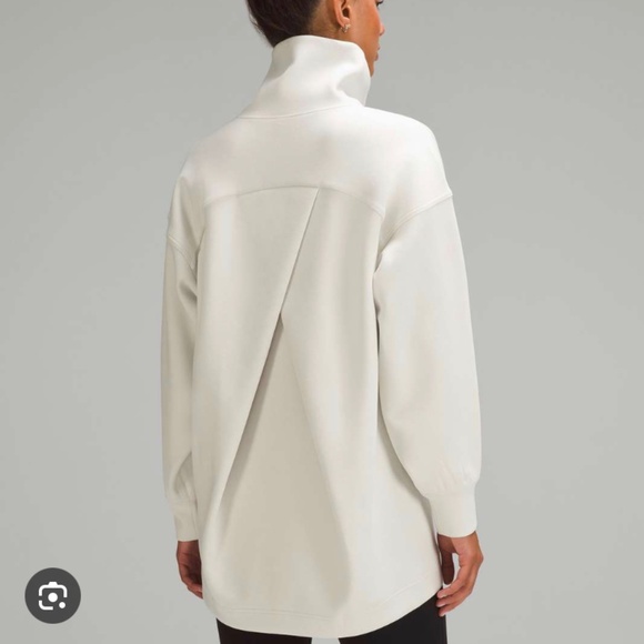 Lululemon athletica Model blend turtleneck tunic bone color cream/white/gray sz4 - Picture 2 of 8